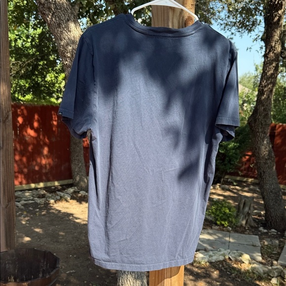 7 For All Mankind Dark Blue Tee with Logo Size M - Picture 3 of 3